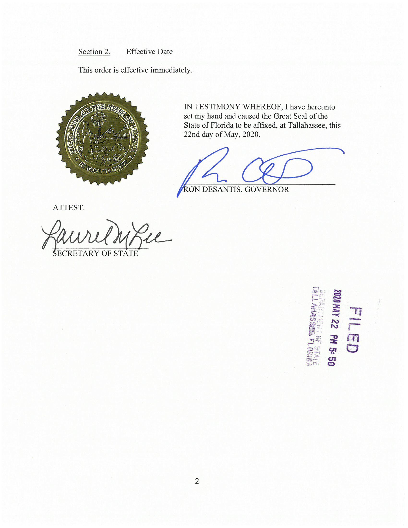 second page