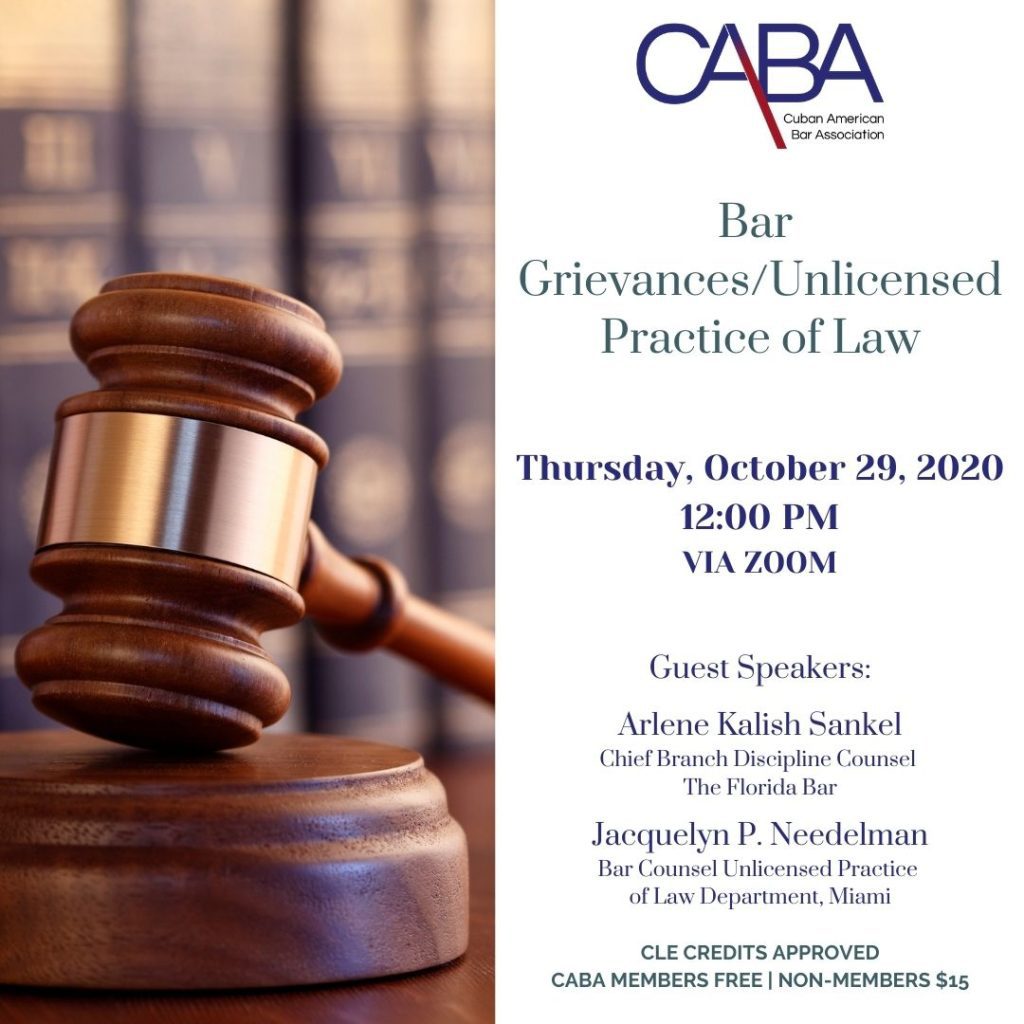 Bar Grievances / Unlicensed Practice of Law