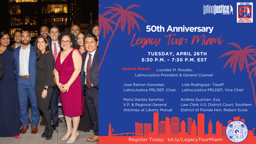 Event of Interest- Latino Justice Legacy Tour: Miami