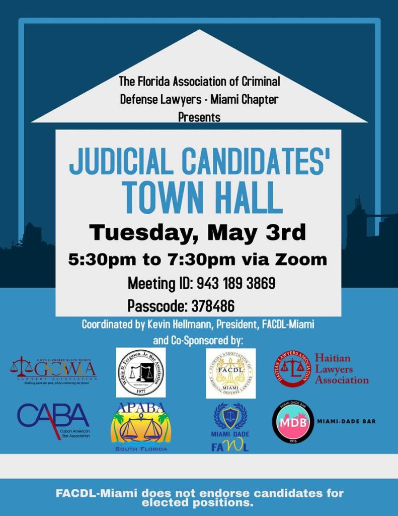 Judicial Candidates’ Town Hall