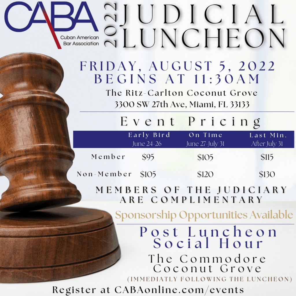 CABA’s 2022 Judicial Luncheon