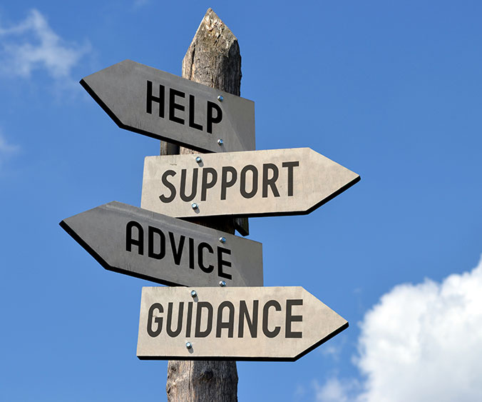advice help support guidance